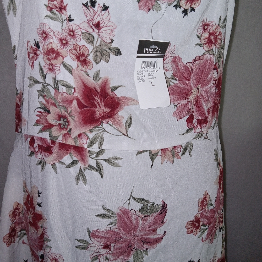 Rue21 Floral Midi Dress NWT Size Large - Picture 10 of 11